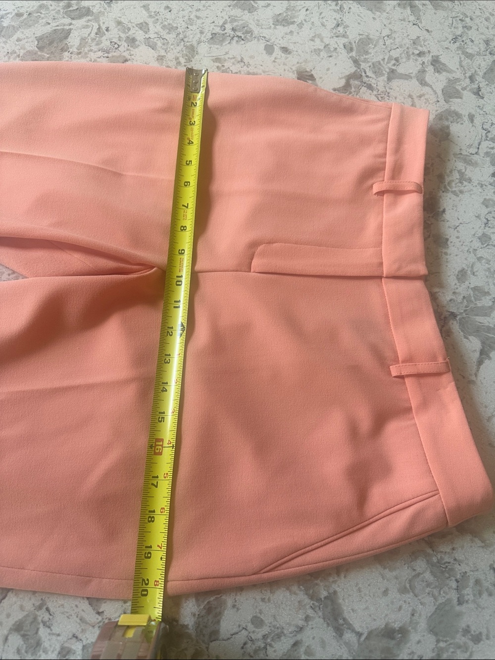 Tahari Peach Straight-Leg Dress Pants Trousers Size 10 - Picture 4 of 11
